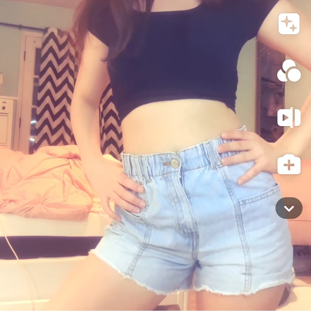 jean shorts